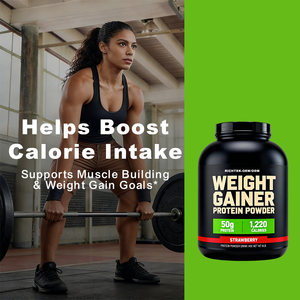 Özel etiket spor kilo kazanç vücut geliştirme takviyesi tozu spor metabolik ciddi kas kitle Gainer proteini için sıcak satış - Product Image 3