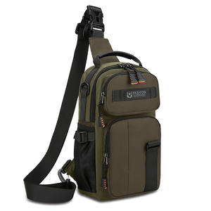 Logo personnalisé sac à dos à bandoulière sac de messager à bandoulière hommes voyage randonnée corps sac banane sac de poitrine sacs à bandoulière pour homme - Product Image 2