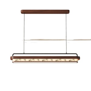 Chinese Style Rectangular Pendant <b>Light</b> Led 800 1200mm For Home Tea Room Dining Room - Product Image 4