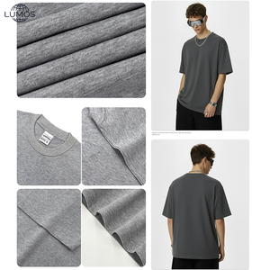 T-shirt <span class=keywords><strong>Homme</strong></span> Oversize Léger 260 Grammes 100% Coton Couleur Unie de Haute Qualité du Fabricant - Product Image 4
