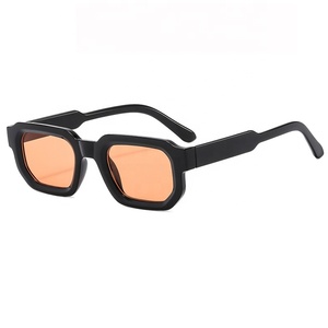 Nouvelles <span class=keywords><strong>lunettes</strong></span> <span class=keywords><strong>de</strong></span> soleil <span class=keywords><strong>pour</strong></span> femmes <span class=keywords><strong>de</strong></span> style rétro européen américain, simples, haut <span class=keywords><strong>de</strong></span> gamme, carrées, petites, en PC, colorées, protection UV400 - Product Image 6