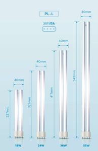 Tube fluorescent compact PHILIPS MASTER <span class=keywords><strong>PL</strong></span>-<span class=keywords><strong>L</strong></span> 4 broches 2G11 18W 24W <span class=keywords><strong>36W</strong></span> 55W haute fréquence dimmable à économie d'énergie le plus fiable - Product Image 5
