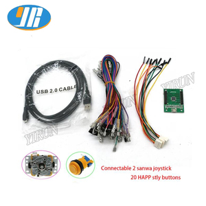 Xinmotek DIY Game Controller <b>USB</b> Zero Delay Board With Joystick Dual <b>Player</b> PS3 Raspberry Pi Coin Operated Games Arcades Type 32 - Product Image 5