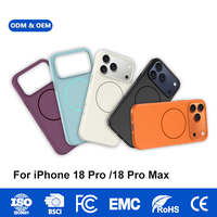 Vente en gros d'étuis magnétiques TPU+PET pour iPhone 18 Pro/Pro Max, protection d'objectif PuraCoat anti-rayures, service OEM/ODM personnalisé