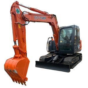 100% original gebrauchter Hitachi Bagger ZX70 Mini Crawler 7ton Ow Kraftstoff verbrauch Ideal für städtische Arbeiten Zero Tail Swing - Product Image 2