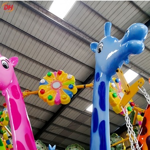Juegos Mecánicos para Niños para Centros Comerciales/Fiestas de Cumpleaños, Lindos Juegos Mecánicos de Jirafa Voladora en Oferta - Product Image 2
