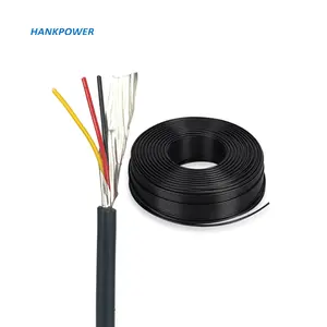 2464 28AWG 3 Cores Schede Kabel Met Afscherming Aluminiumfolie 7/012 Zuiver Koper Pvc Gegevens Draad Kabel