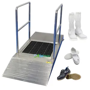 sole cleaning machine with touch panel for clean room boot shoes sole washer cleaner shoes sole scrubbing machine for hotel