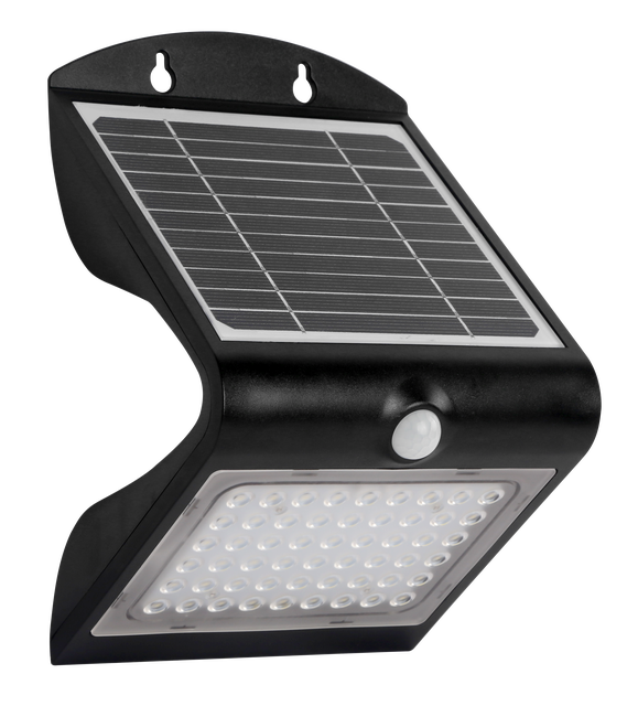 LEAD Outdoor Solar Powered LED Wall Lights IP65 Waterproof with PIR Motion Sensor for Garden & Fence-3-Year Warranty