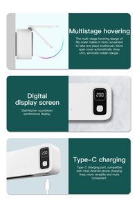 2025 Oplaadbare Uvc Tandenborstel Sterilisator Houder Uv-C Led Licht 99.9% Sterilisatie Tarief Voor Tandenborstel En Scheermes - Product Image 5