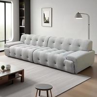 Canapé de luxe compressé en tissu velours, emballé sous vide, style moderne et minimaliste, pour la maison, l'hôtel, le salon, meubles design