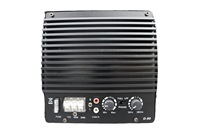 Oushida 10 pulgadas Active Single Coil Car Audio Subwoofer Caja de madera Altavoz de coche con impedancia de 4 ohmios DC 12V