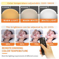 Lampe de beauté LED incurvée de 24 pouces pour le soin des yeux, en forme de U, demi-lune, pour le nail art, les extensions de cils, les tatouages et le travail des sourcils