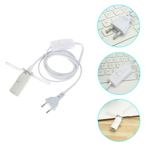 Câble d'alimentation de 1,8 m, cordon E14 E27, bases de lampe, prise EU avec interrupteur, fil pour <span class=keywords><strong>ampoule</strong></span> LED suspendue E14, support de <span class=keywords><strong>suspension</strong></span> pour lampe suspendue - Product Image 6