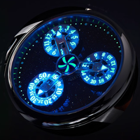 Montres de luxe en acier, étanches, automatiques, lumineuses, avec affichage de l'heure, au design d'usine et personnalisables, simili uniques, pour la marque des clients