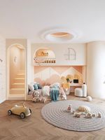 OEM lit superposé princesse château lit bunker lit de luxe rose et or ensemble de meubles de chambre à coucher pour filles avec grande armoire armoire garçons jumeaux