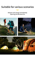 Panneau solaire monocristallin pliable haute efficacité 55W, chargeur portable ETFE USB Type-C DC pour camping, camping-car et extérieur
