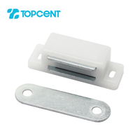 Loquet magnétique robuste en plastique et fer, design moderne, pour armoires de cuisine, salon, salle de bain, maison, bureau - CL.3110