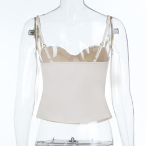 <span class=keywords><strong>Corsetto</strong></span> aderente con spalline sottili Sexy <span class=keywords><strong>top</strong></span> eleganti da donna alla moda Slim Fit <span class=keywords><strong>Crop</strong></span> <span class=keywords><strong>top</strong></span> 2025 - Product Image 6