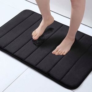 Alfombra de Baño de Felpa de Coral Suave, Super Absorbente, Antideslizante, Gruesa, 40X60cm, Lavable a Máquina, de Microfibra - Product Image 1