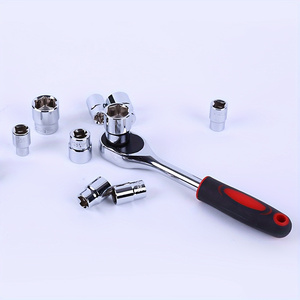 12 in 1 Combination <b>Set</b> Vanadium Steel <b>Torque</b> Ratchet Wrench <b>Set</b> 1/4 "3/8" 1/2 " Universal Vehicle Cycle Socket Wrench Kit - Product Image 2