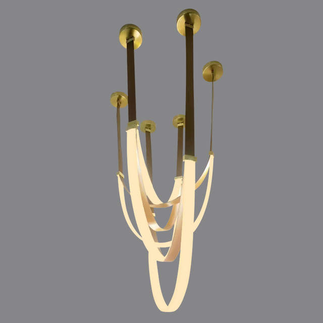 Designer Minimalist Leather Lamp, Italian Dining Room Light, Villa Living Room & Staircase LED Decorative Pendant Light.