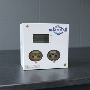 2 ซ็อกเก็ต + DP MCB ตู้จ่ายไฟอุตสาหกรรม ตู้โลหะ รุ่น KK46 OMDMS 20/2 แอมป์ ผู้จัดจำหน่ายสินค้าจำนวนมากสำหรับใช้ภายนอก/ภายในอาคาร - Product Image 4