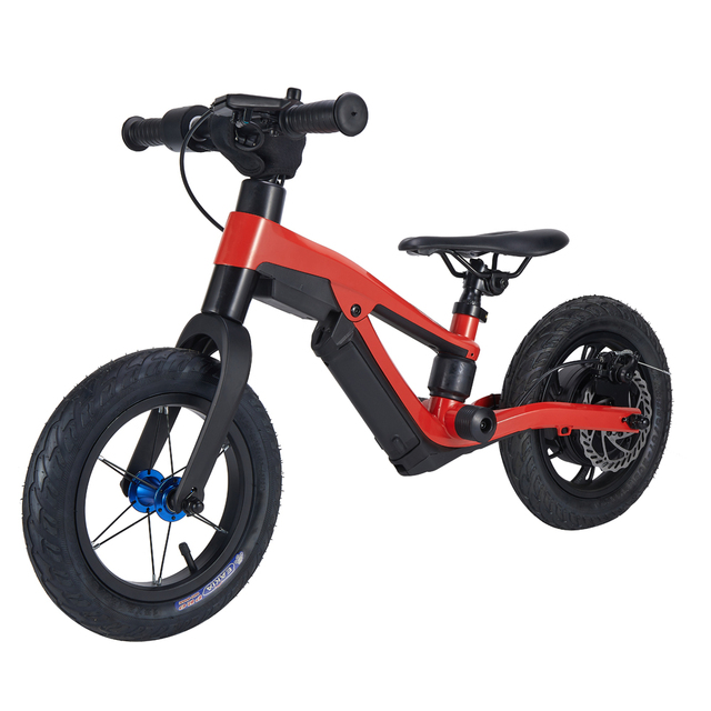 12" Inch Children No Pedal Bicycle 250W Powered 24V 2.5ah Kids Electric Balance Bikes