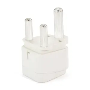 3 round pin power plug South Africa plug Type M 15A CE ROHS Approved