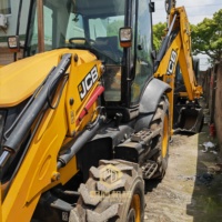 Siap Kirim JCB 3CX 4CX Skid Steer Loader Kondisi Prima Buatan Inggris Excavator Loader Beroda Harga Murah 4x4 Backhoe Loader