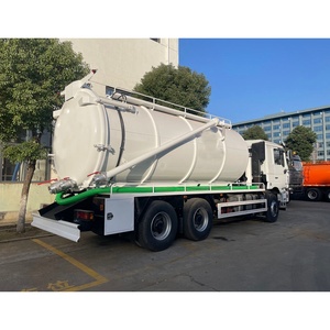 Camion d'aspiration des eaux usées Shacman 18000L avec une grande capacité, résistant aux fuites, parfait pour l'assainissement municipal - Product Image 3