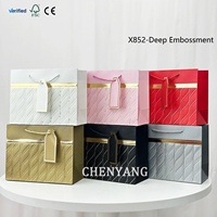 40 sacs promotionnels personnalisés pour cadeaux, chaussures, bracelets, rouges à lèvres, gravures, jouets, Saint-Valentin, sacs en papier kraft marron de luxe écologiques