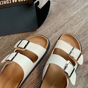 Wholesale Summer 2025 Women's <strong>Open</strong> <strong>Toe</strong> Outdoor Flat Sandals Soft PVC Cushioning for <strong>Slippers</strong> Fashion Trend for <strong>Ladies</strong> - Product Image 5