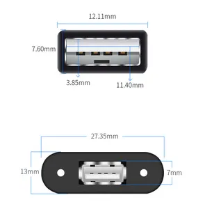 Dongguan Guangying OEM/ODM USB 3.0 A dişi Panel montajı bir erkek uzatma sarmal Spiral kablo