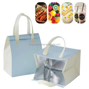 कस्टम थोक इको फ्रेंडली वाटरप्रूफ टेकवे खाद्य वितरण गैर बुना हुआ इन्सुलेटेड थर्मल लंच कूलर बैग - Product Image 2