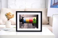 Cadre photo en bois de chêne blanc certifié 5x7 8x10 16x20 20x28 24x36