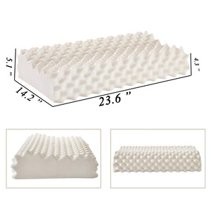 <span class=keywords><strong>Oreiller</strong></span> cervical ergonomique en <span class=keywords><strong>latex</strong></span> naturel pur, mémoire de forme, réparateur, protège les vertèbres, soins de santé, literie orthopédique - Product Image 6