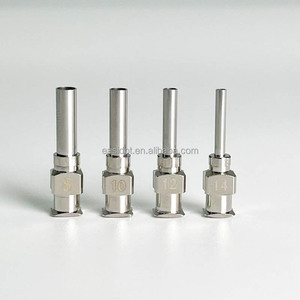 1/2 pulgadas 8G ~ 30G Metal dispensador adhesivo puntas dispensadoras pegamento Romo agujas dispensadoras Luer Lock aguja - Product Image 2