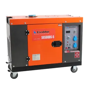 Excalibur 4 치기 엔진 3kva 4kva 5kva 6kva 7kva 8kva 5kw 침묵하는 전기 시작 디젤 엔진 발전기