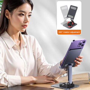 ขาตั้งโทรศัพท์แบบปรับได้และพับเก็บได้ ทำจากอะลูมิเนียม - หมุนได้ 360 องศา ขายดี °   หมุนได้ ไม่ลื่น เหมาะสำหรับโทรศัพท์มือถือ iPad - Product Image 6