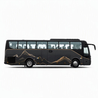 Autocar diesel TENGLONG personnalisable de 12 m, 53 places, Cummins Yuchai en option, toilettes, TV