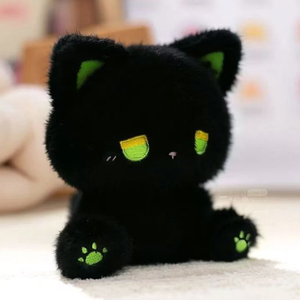 Jouets en <span class=keywords><strong>peluche</strong></span> pour chat de 6 pouces en gros, doux et mignons, animaux en <span class=keywords><strong>peluche</strong></span>, cadeau pour enfants et amis, décoration intérieure - Product Image 2