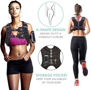 Chaleco de Pesas Multifuncional para Gimnasio con Correas Ajustables para Hombres y Mujeres, Chaleco de Pesas para Gimnasio en Casa, Fitness, Running y Entrenamiento - Product Image 4
