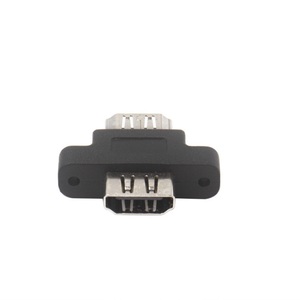 Adaptateur HDMI Femelle-Femelle à Montage sur Panneau avec Trous de Fixation pour Châssis d'Ordinateur - Product Image 1