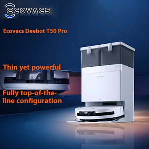 หุ่นยนต์กวาดบ้าน Ecovacs T50 PRO แบบ USB พร้อมระบบทำความสะอาดอัตโนมัติอัจฉริยะ  รวมฟังก์ชั่นล้างและดูดฝุ่น เหมาะสำหรับใช้ในบ้านและโรงแรม - Product Image 2