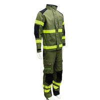 Combinaison de pompier forestier, veste et pantalon softshell haute visibilité réfléchissants 300g/m2 205g/m2, vêtements de travail pour intervention incendie, logo personnalisé
