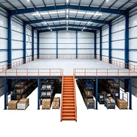 HONGXIN Étagère de mezzanine en acier robuste sans boulons, réglable, en acier laminé à froid, avec revêtement en poudre, protection contre la corrosion, personnalisable