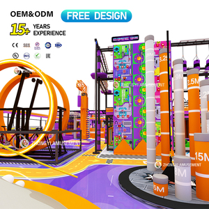 Fabricante de Equipos Interactivos para Parques Infantiles Interiores, Zona de Juegos con Tobogán de Luces LED, Parque de Trampolines para Niños, Centro de Juegos Blandos Comercial - Product Image 4
