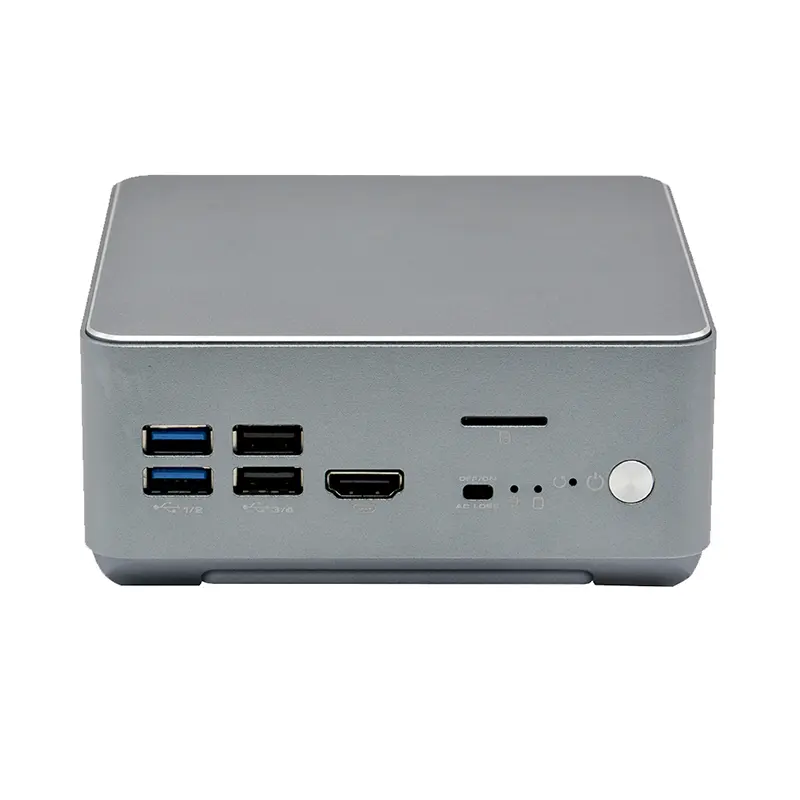 Rumah Server 6 Lan Pfsense Router Celeron 5205U tunggal saluran Max 32GB Mini Pc X86 Linux Mini komputer Pc Server