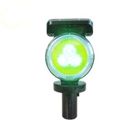 Nouvelle Offre Spéciale : Gyrophare Solaire 10 LED en ABS/PC IP66 avec Poignée, Portée Visuelle 800m, Garantie 1 An pour Cône de Signalisation